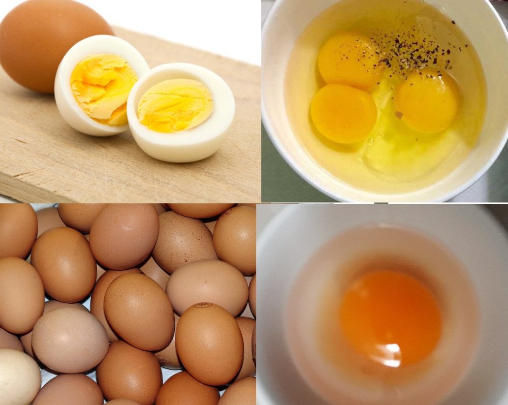 cholesterol trong lòng đỏ trứng tương đối cao