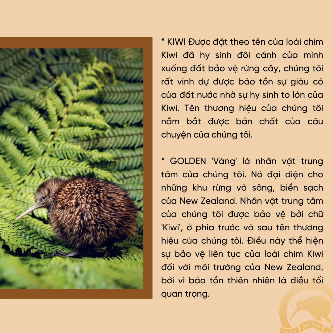 Ý nghĩa của Kiwi và Golden