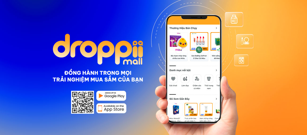 Droppii Ra Mắt ứng Dụng Droppii Mall Cho Khách Hàng